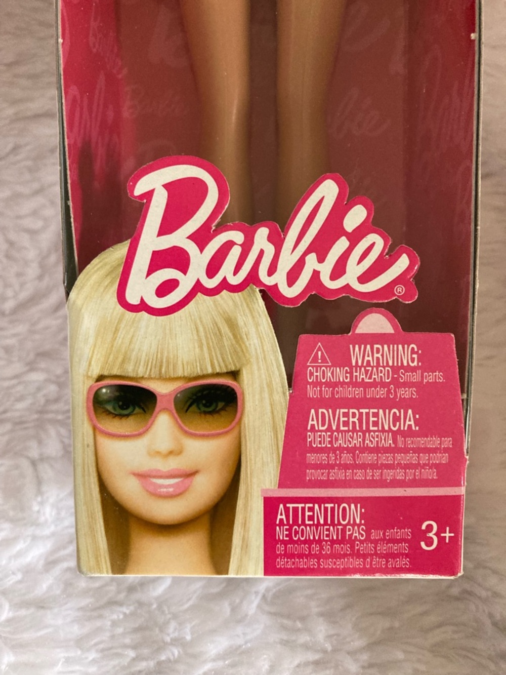 Barbie Blonde Doll with Pink Sunglasses and Pink Packaging
